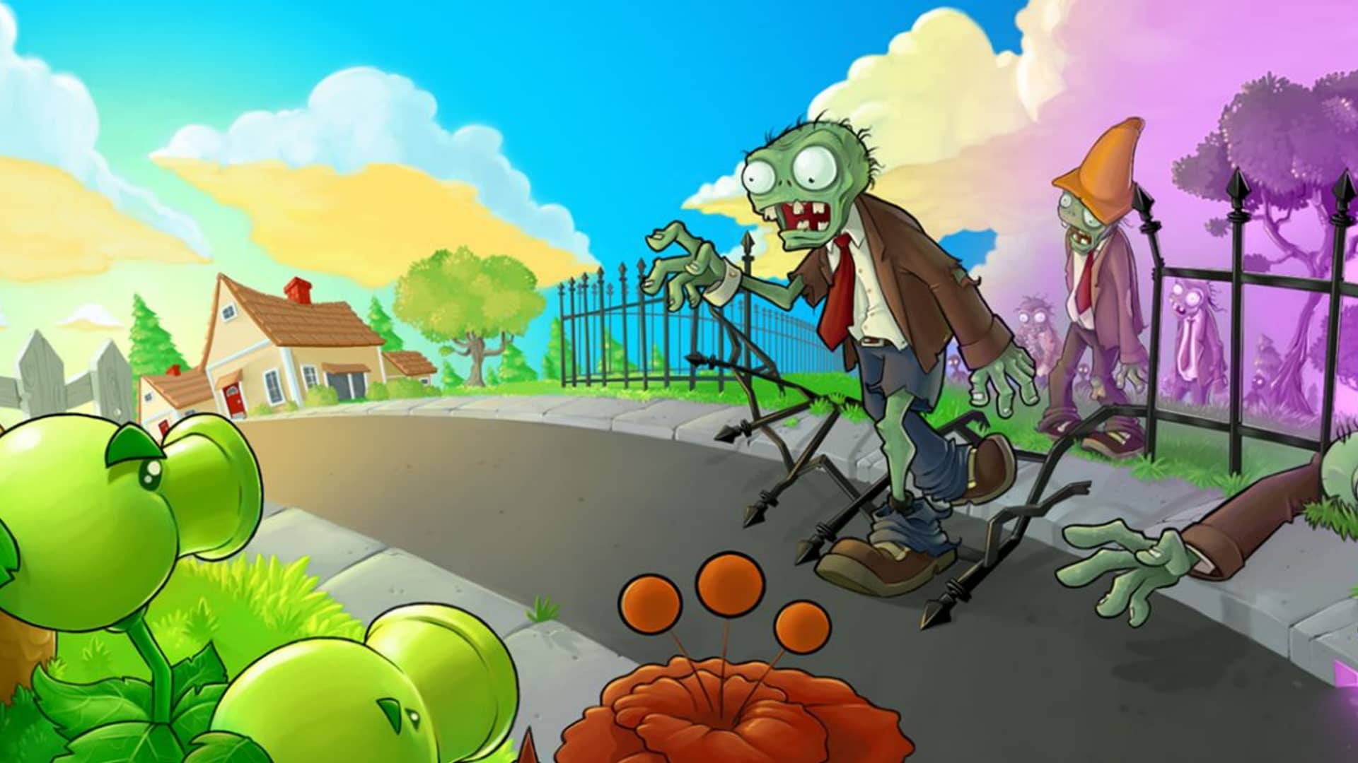 Зомби против растений новое видео. Растения против зомби 1. Plants vs. Zombies игры. Игра плантация зомби. Plants vs Zombies 1 зомби.