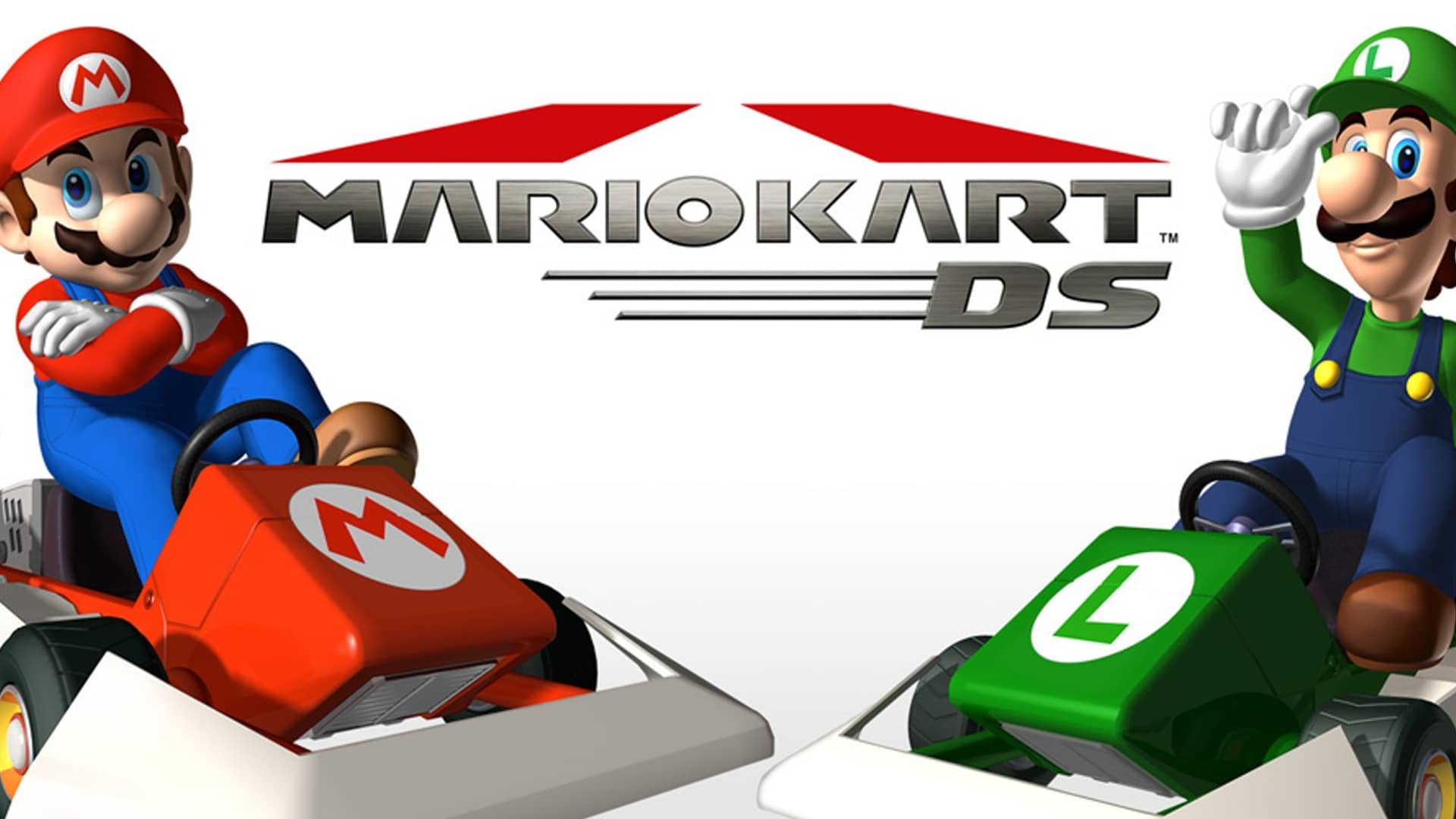 artwork del juego Mario Kart que es uno de los mejores juegos para la ds