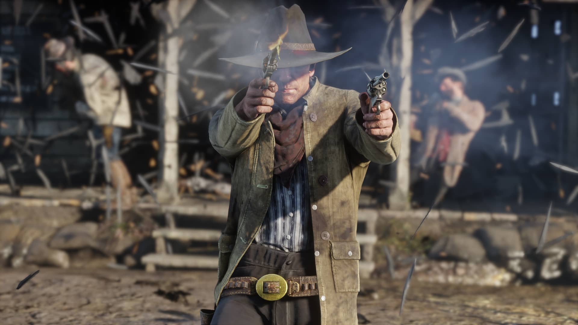 Captura de pantalla del juego Red Dead Redemption 2 que es uno de los mejores juegos de mundo abierto