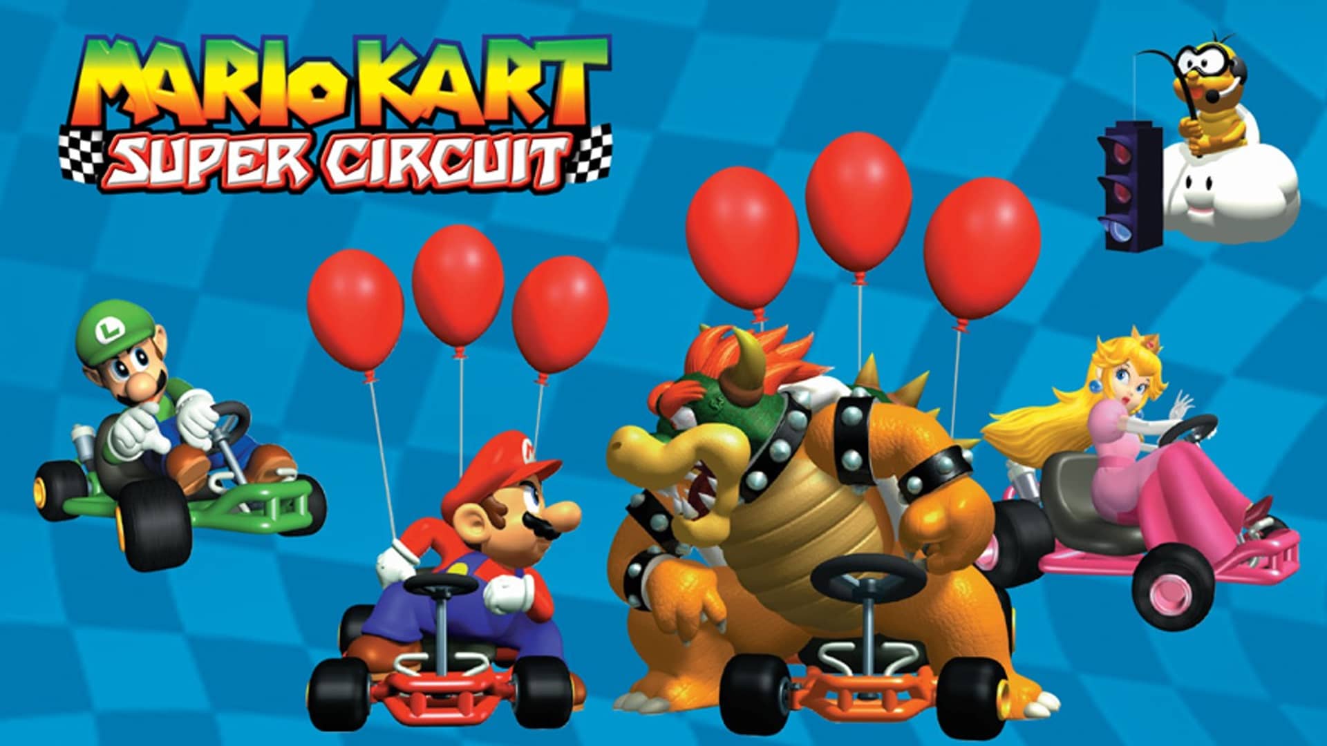 artwork del videojuego mario kart super circuit uno de los mejores juegos de bga