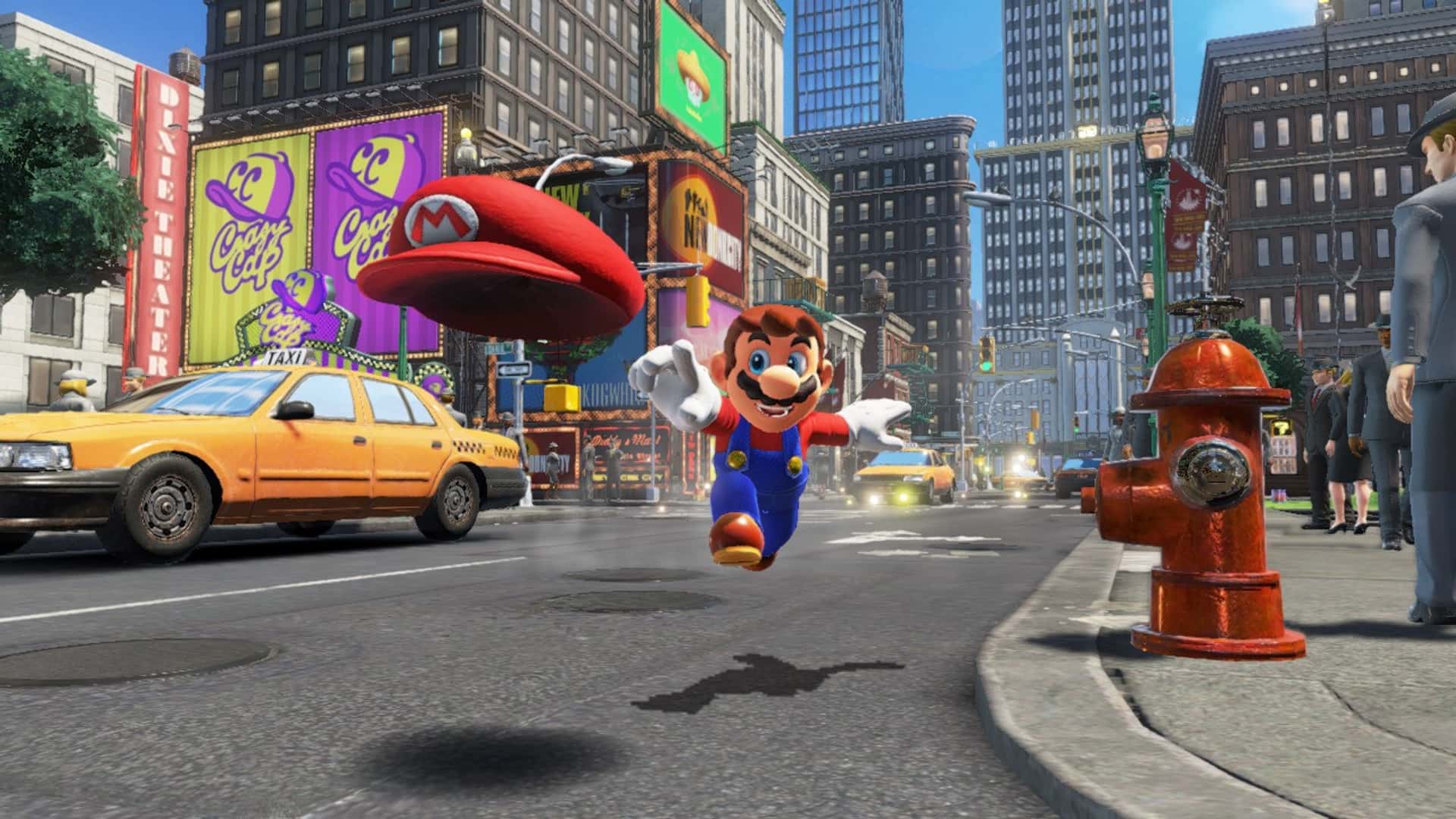 Dibujo del juego Super Mario Odyssey que es uno de los mejores juegos de la switch de mario